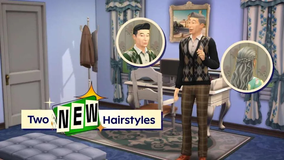 Two new hairs in october 2026 update for the sims 4