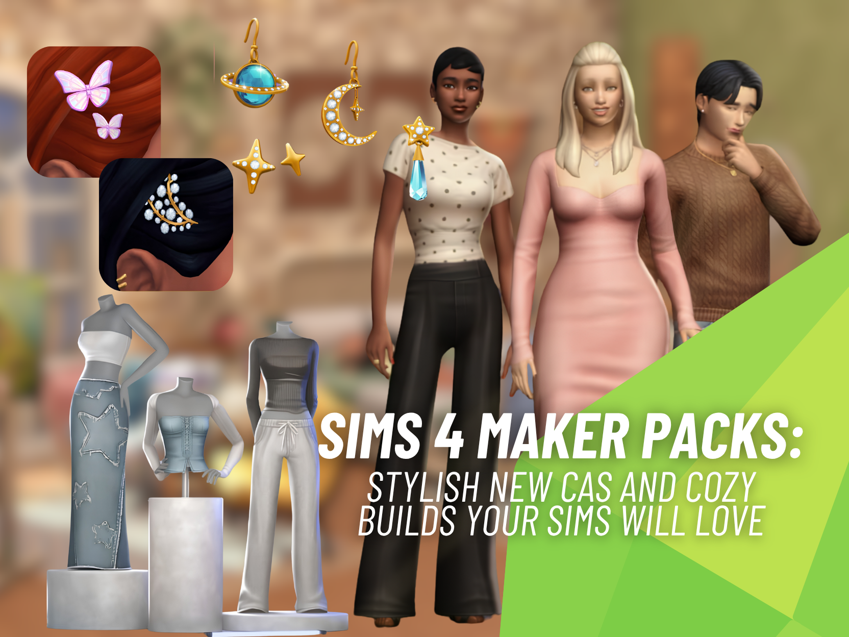 The Sims 4 Maker Packs Bring Incredible New CAS and Build Items This Spring, SNOOTYSIMS
